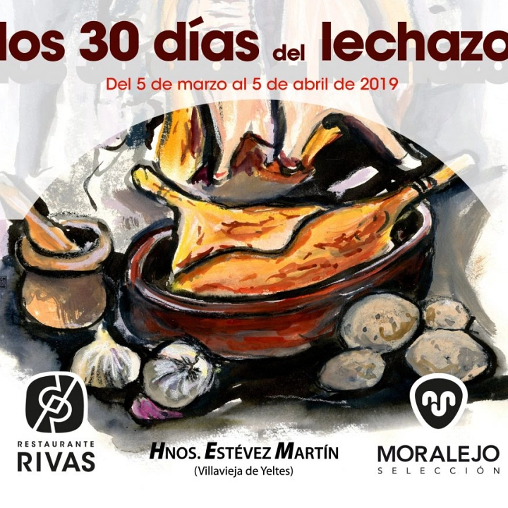 Los 30 días del lechazo, en el Restaurante Rivas, y con Moralejo Selección