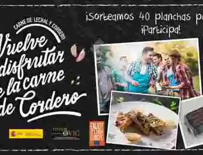 Consigue una plancha para asar la carne de cordero