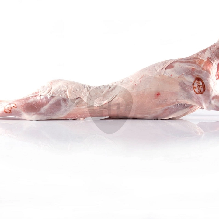 Milk fed lamb carcass